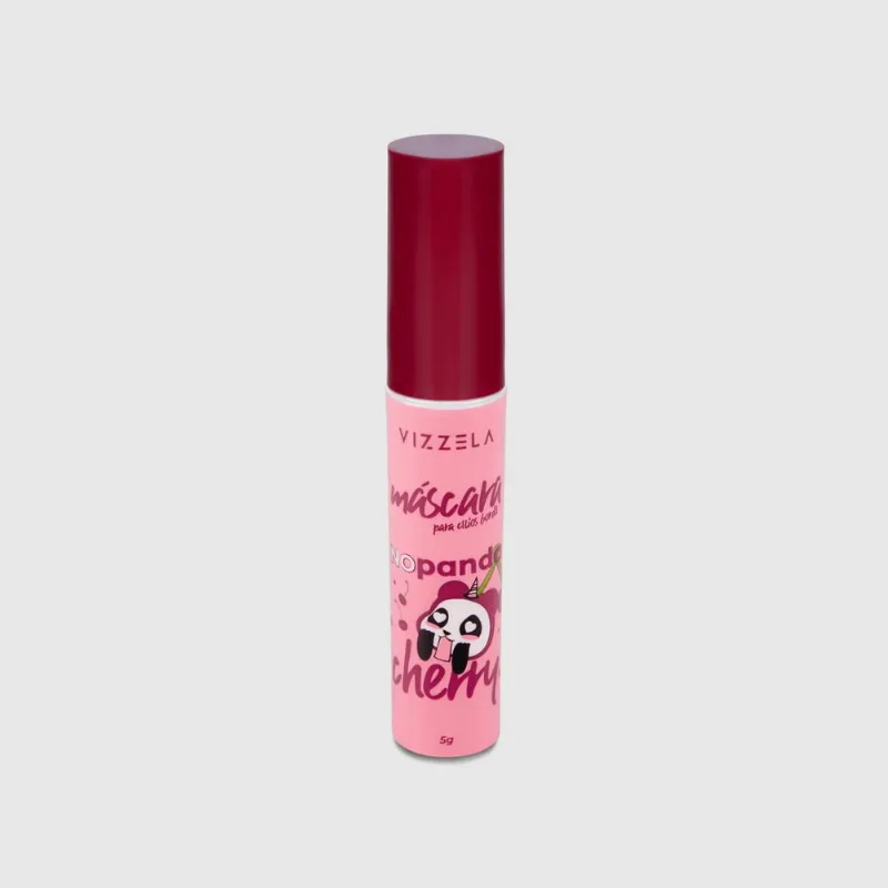 Máscara p/ Cílios No Panda 5g - Vizzela Cherry (Bordô) - Vizzela