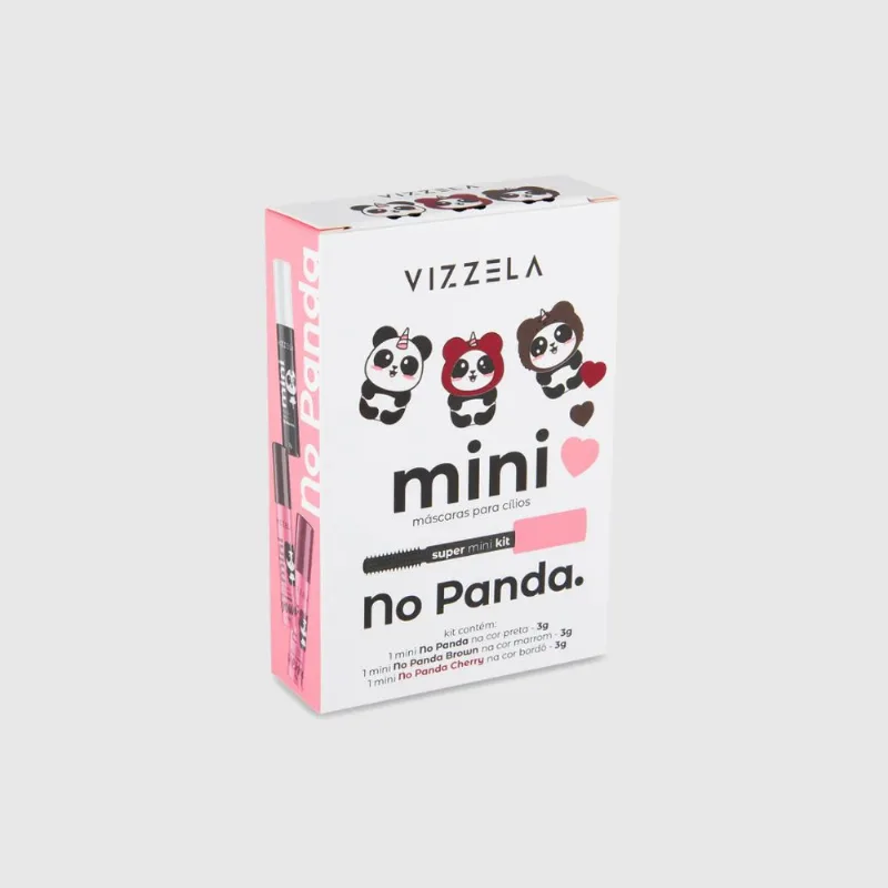 Kit Mini Máscara p/ Cilíos No Panda 3g - Vizzela