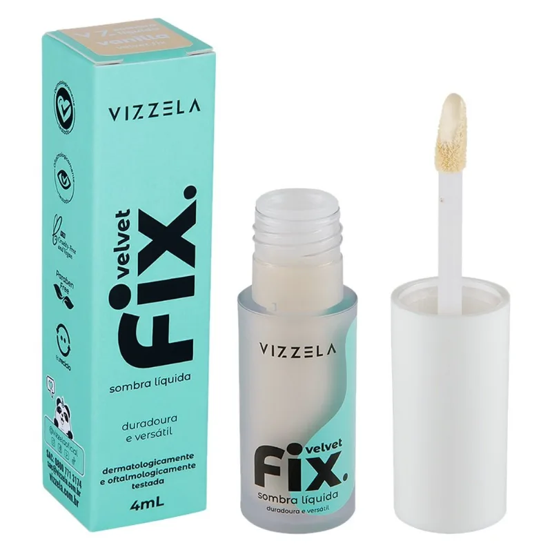 Sombra Líquida Vizzela Velvet Vanilla 4ml - Vizzela