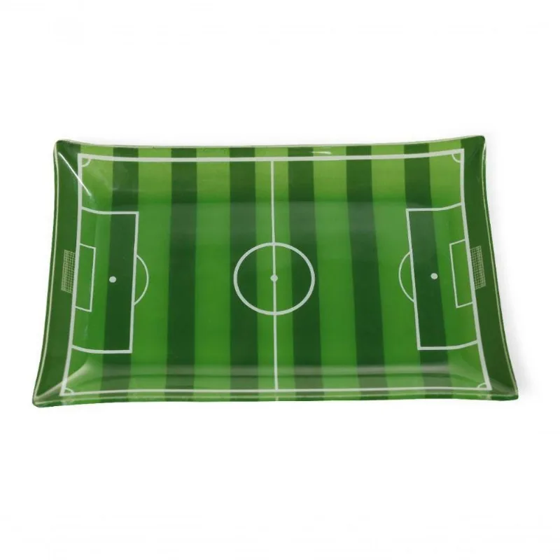 Travessa De Vidro Retangular Copa Do Mundo Brasil23,3x15,2cm