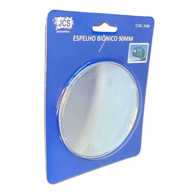 Espelho Aux Biônico Olho de Boi Convexo Redondo Grande 90mm