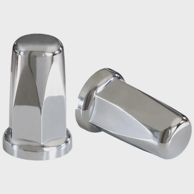 Capa de Porca Cromada Roda p/ Caminhão Modelo Belga 30mm