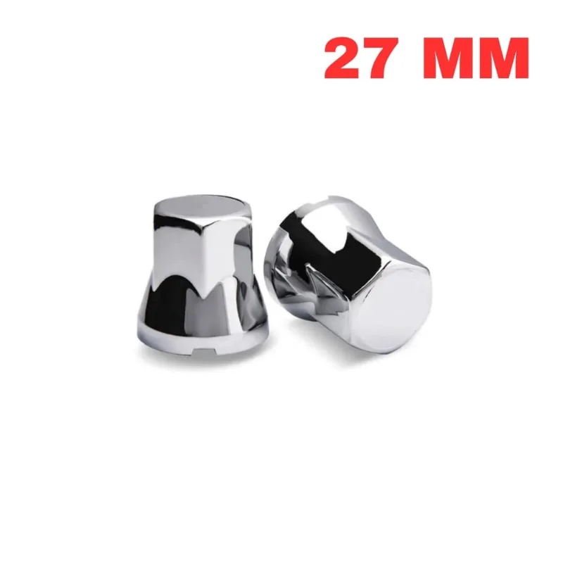 Capa Porca Cromada Roda Caminhão 27mm Sextavada