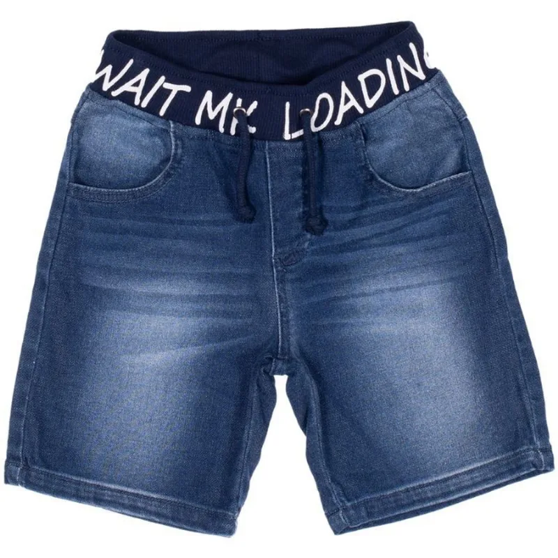 Bermuda Jeans - Masculina - Mania Kids Bermuda Jeans - Masculina - Tamanho 1 - Mania Kids