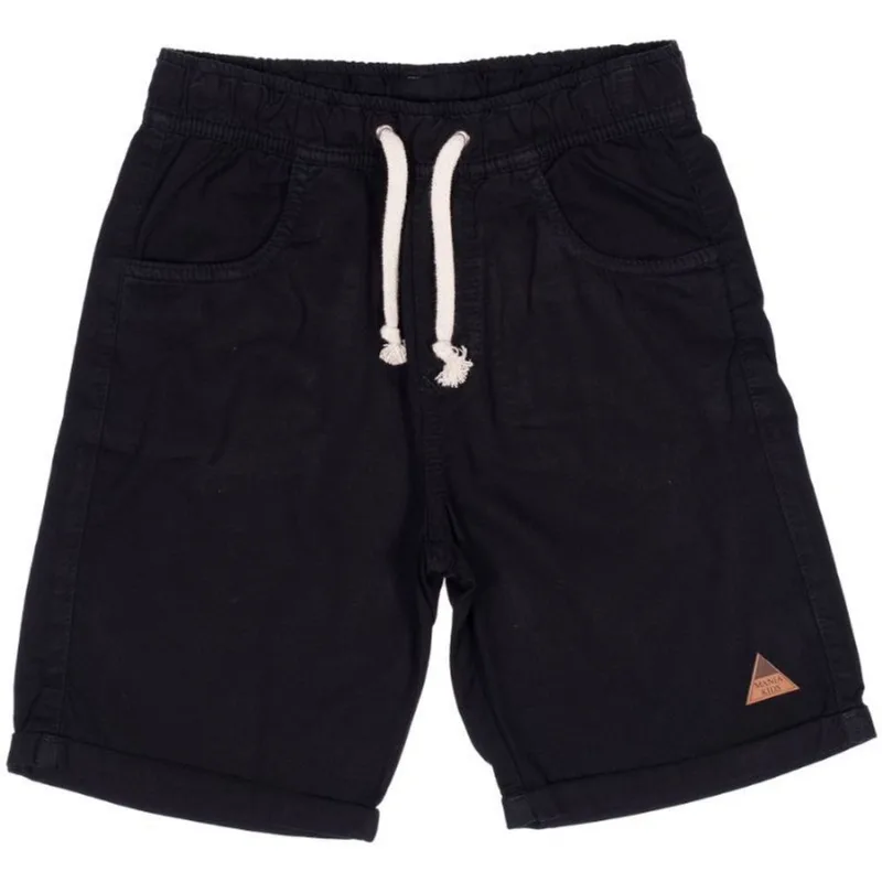 Bermuda Masculina - Mania Kids - Preto - 2