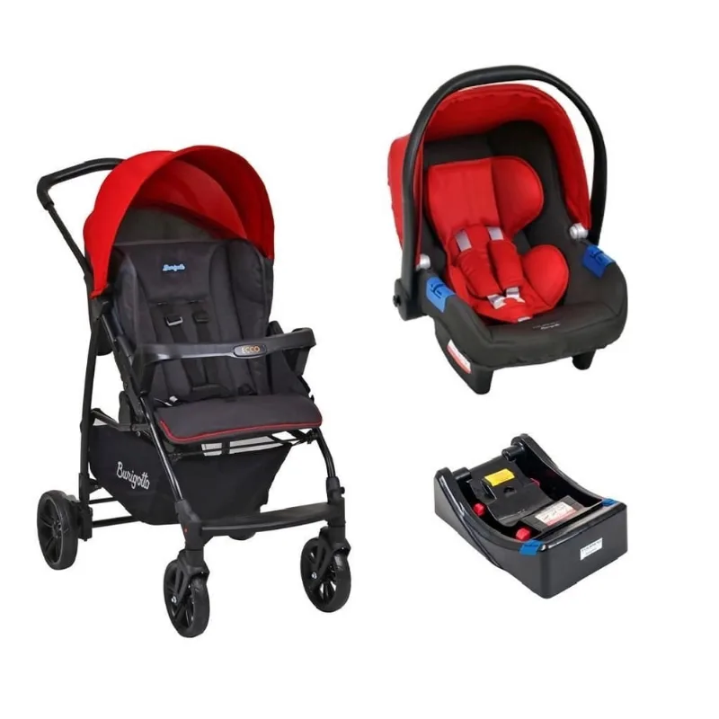 Travel System Ecco Vermelho (0 a 15 kg) Burigotto