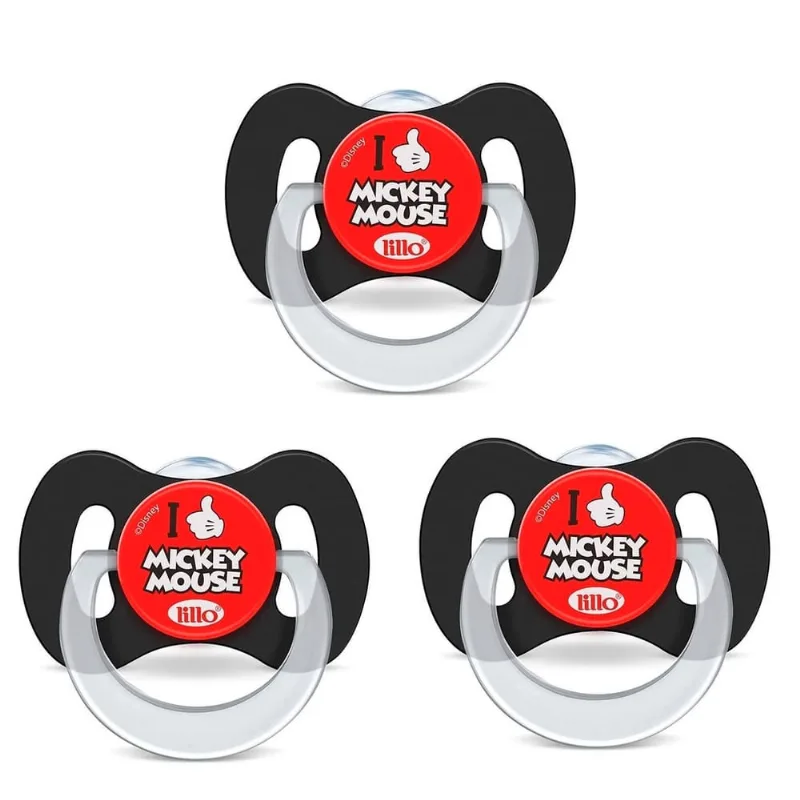 Chupeta Funny Mickey Tam.2 ( + 6m) 3 Unidades - Lillo