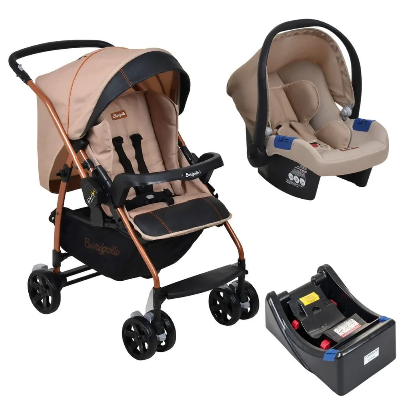 Travel System Rio K Mon Amour Com Base- Burigotto