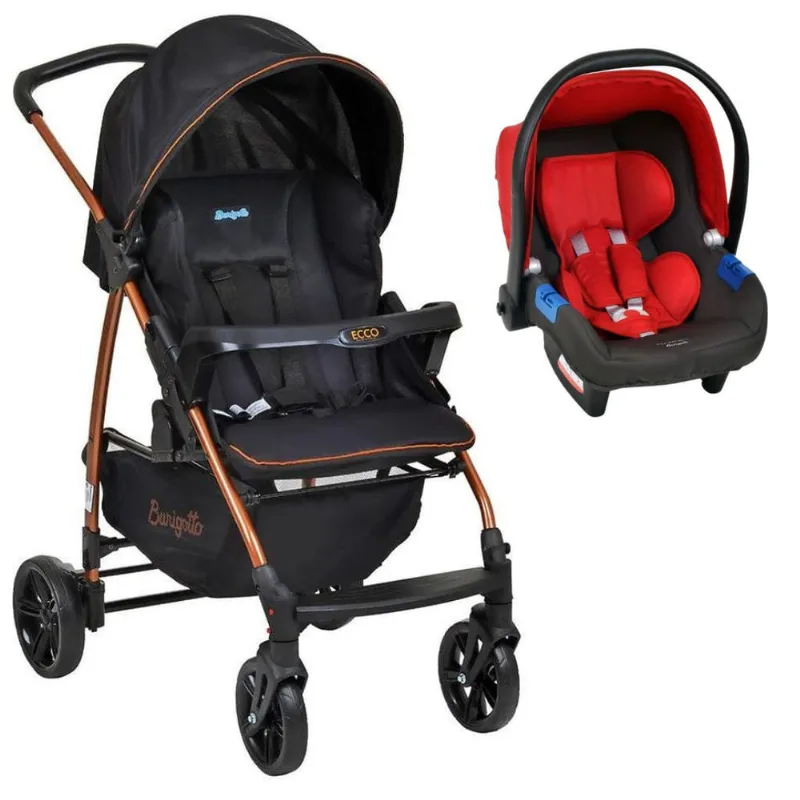 Conjunto Carro Ecco Preto Cobre com Touring X cz Vermelho
