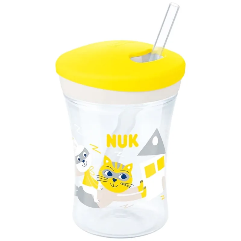 Copo Evolution Action Cup 230ml (12m + ) Amarelo - Nuk