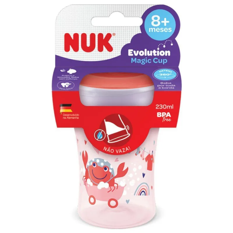 Copo Magic Cup 360 Evolution Caranguejo 230Ml (8M + ) - Nuk