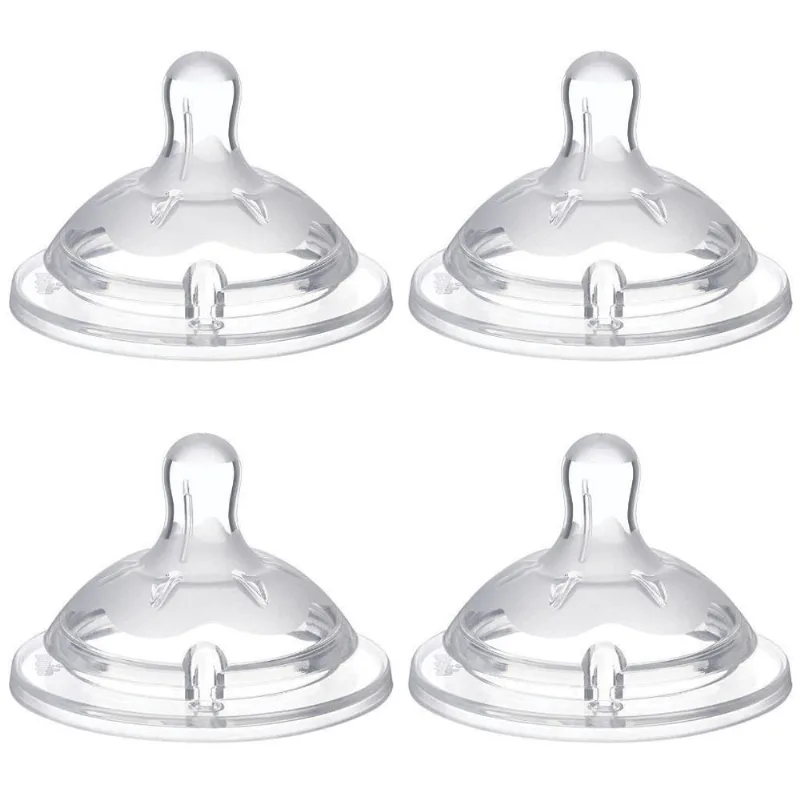 4 Bicos Para Mamadeiras Step Up Fluxo Ajustável + 4M - Chicco