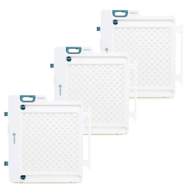 Kit Grade De Porta Stop Gate White 3 Uni - Safety 1st
