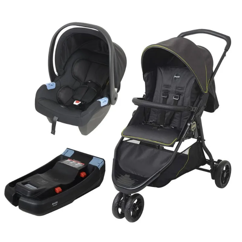 Carrinho De Bebê Cr3 Com Bebê Conforto E Base - Burigotto