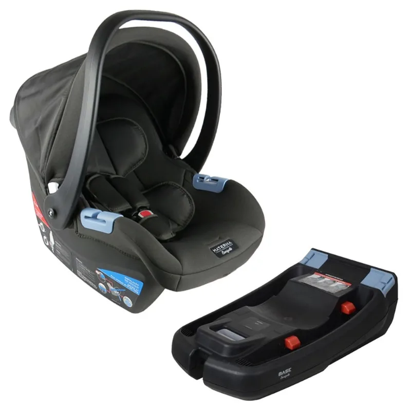 Bebê Conforto Materna Gray e Base Belted - Burigotto