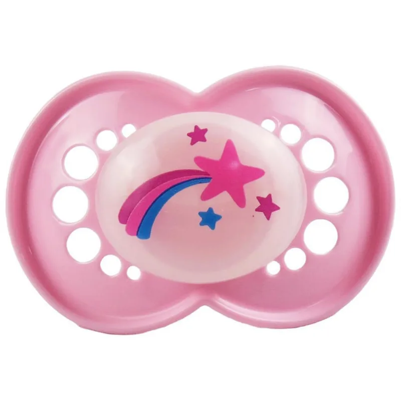 Chupeta Night ( + 6M) Estrela Rosa - Mam