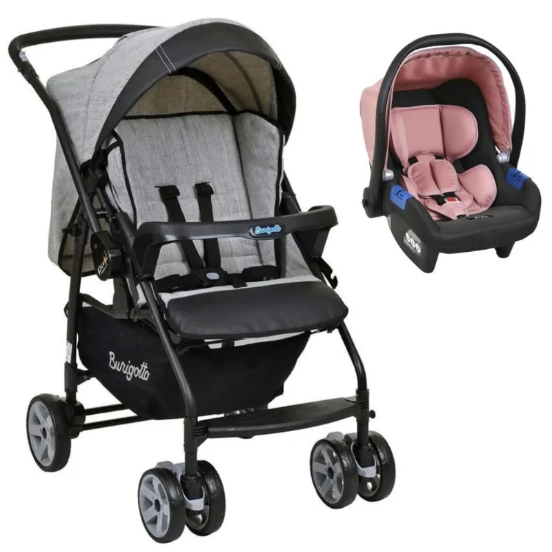Carrinho De Bebê Passeio Rio K e Bebê Conforto - Burigotto