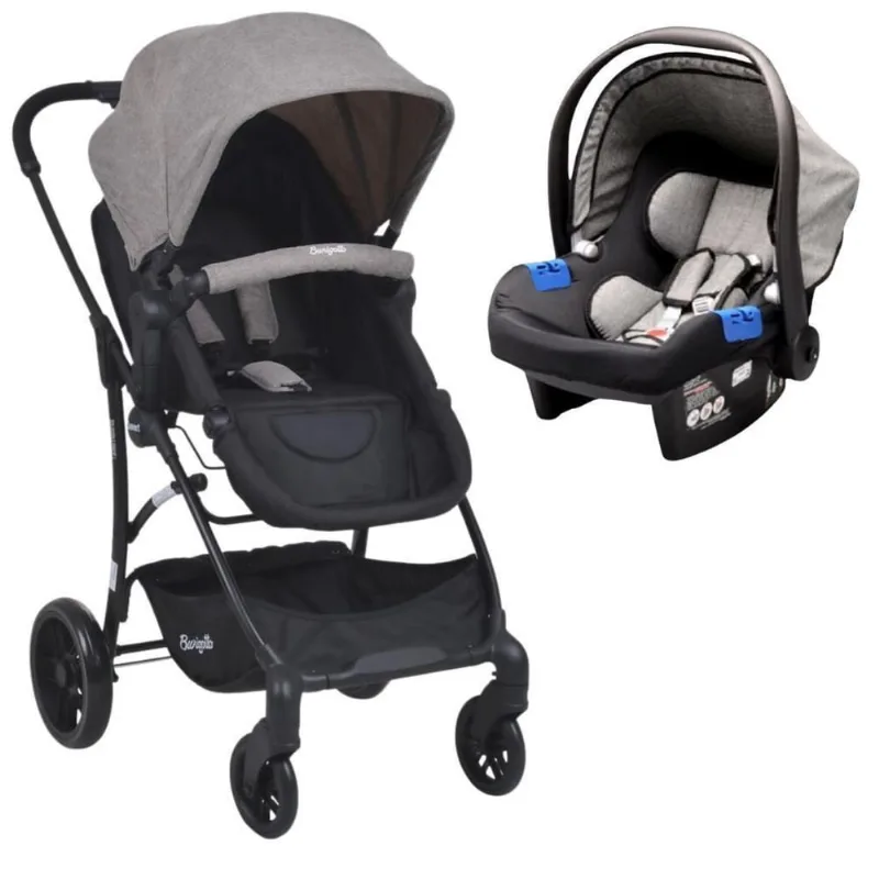 Carrinho De Bebê Convert Capuccino E Bebê Conforto