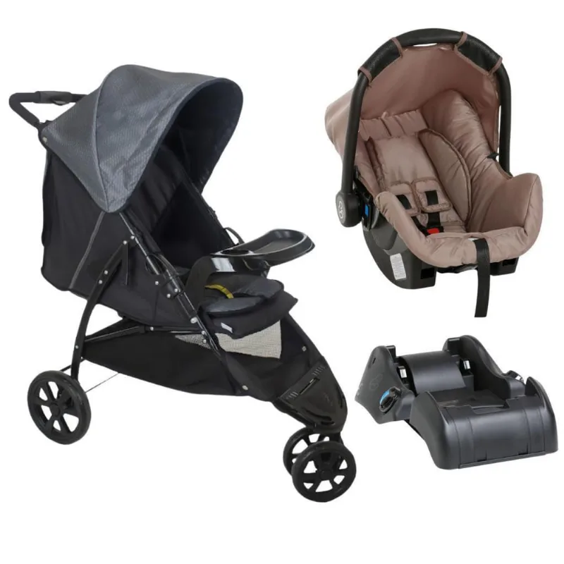 Carrinho De Bebê Cross Trail Bebê Conforto E Base