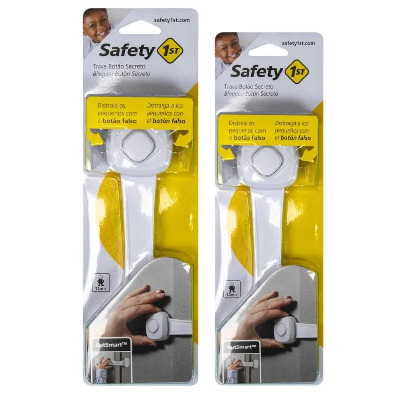 Kit Trava com Botão Secreto 2 Unidades - Safety 1st