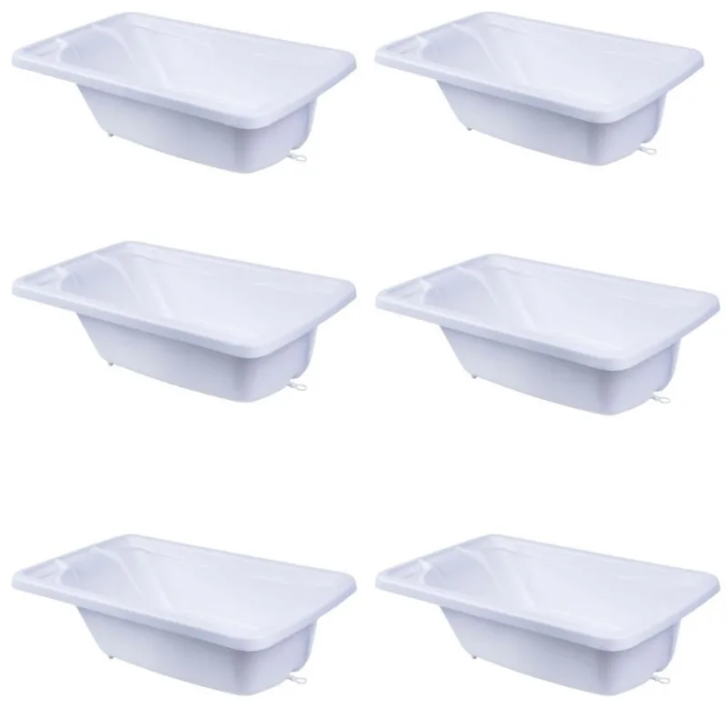 Kit Banheira Avulsa Branco 6 Unidades - Burigotto