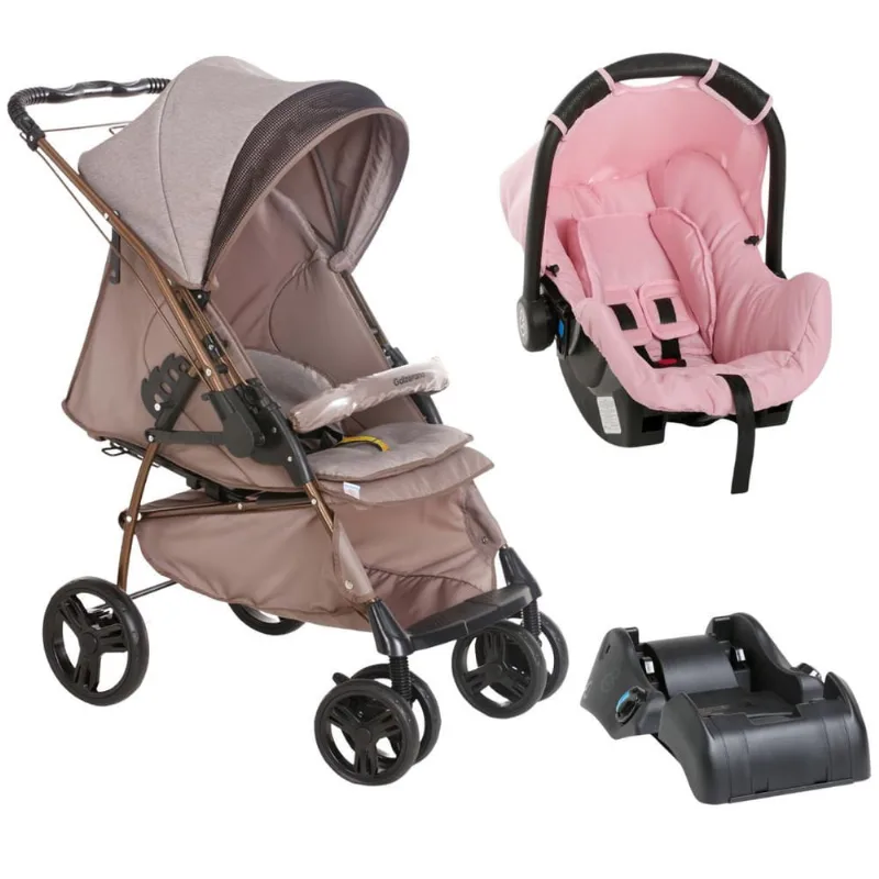 Carrinho de Bebê Maranello ii c/ Bebê Conforto Grid e Base