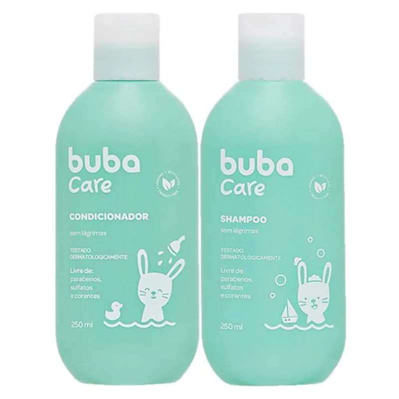 Kit Condicionador E Shampoo Banho De Aconchego 250 Ml - Buba