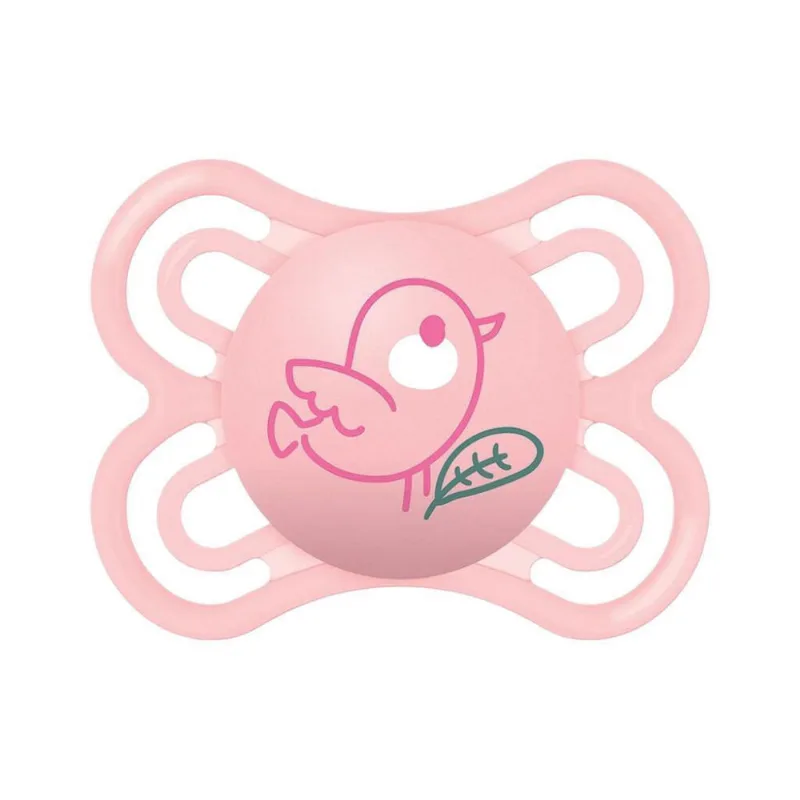 Chupeta Perfect Passarinho Rosa (0-6M) - Mam