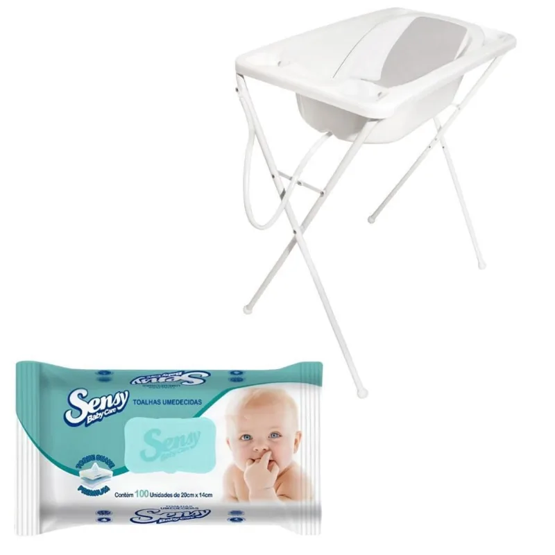 Kit Conjunto Acqua Trio E Lenços Umedecidos 100Un