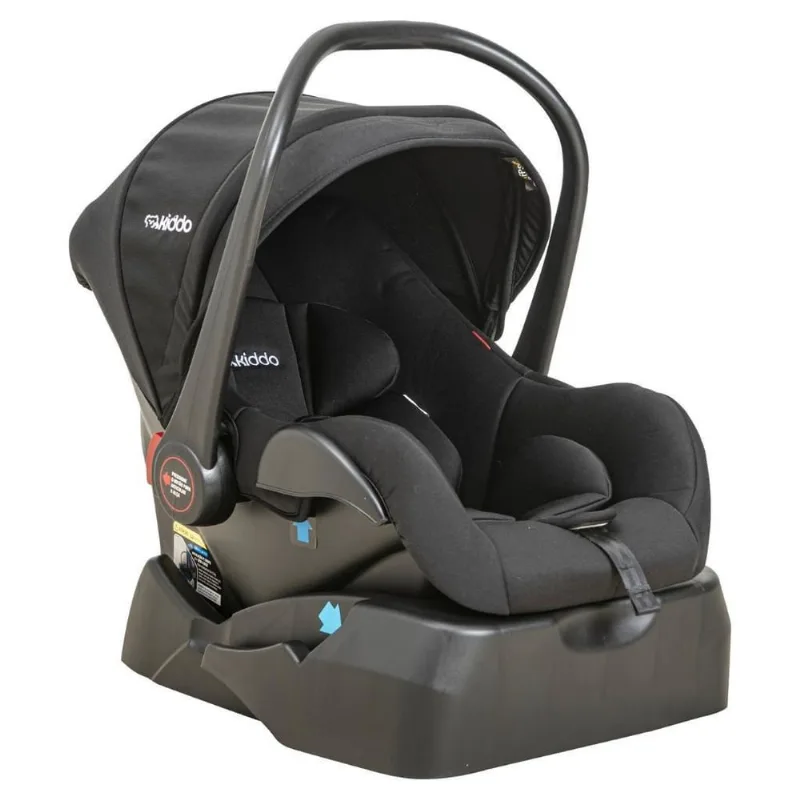 Bebê Conforto Kiddo Casulo Click Preto (13 Kg) E Base