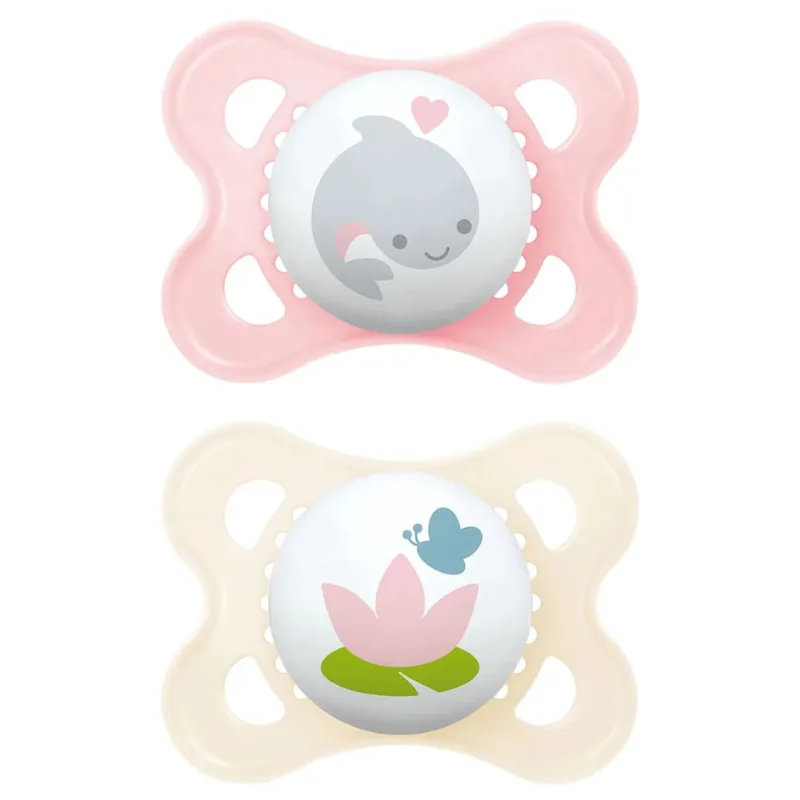 Chupeta Mam (0-6 Meses) Baleia E Florzinha