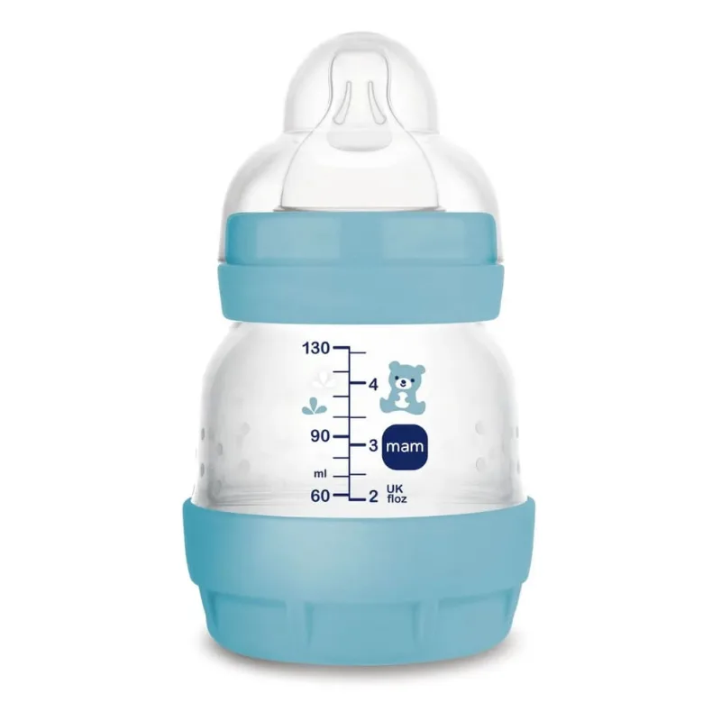 Mamadeira Mam Easy Start Anticólica ( + 0M) Urso Azul 130ML