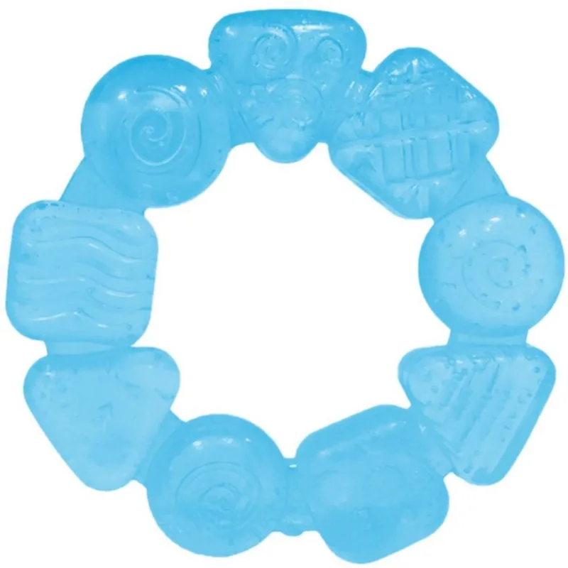Mordedor Para Bebê Buba Macio Gel Gelado Azul +4 Meses