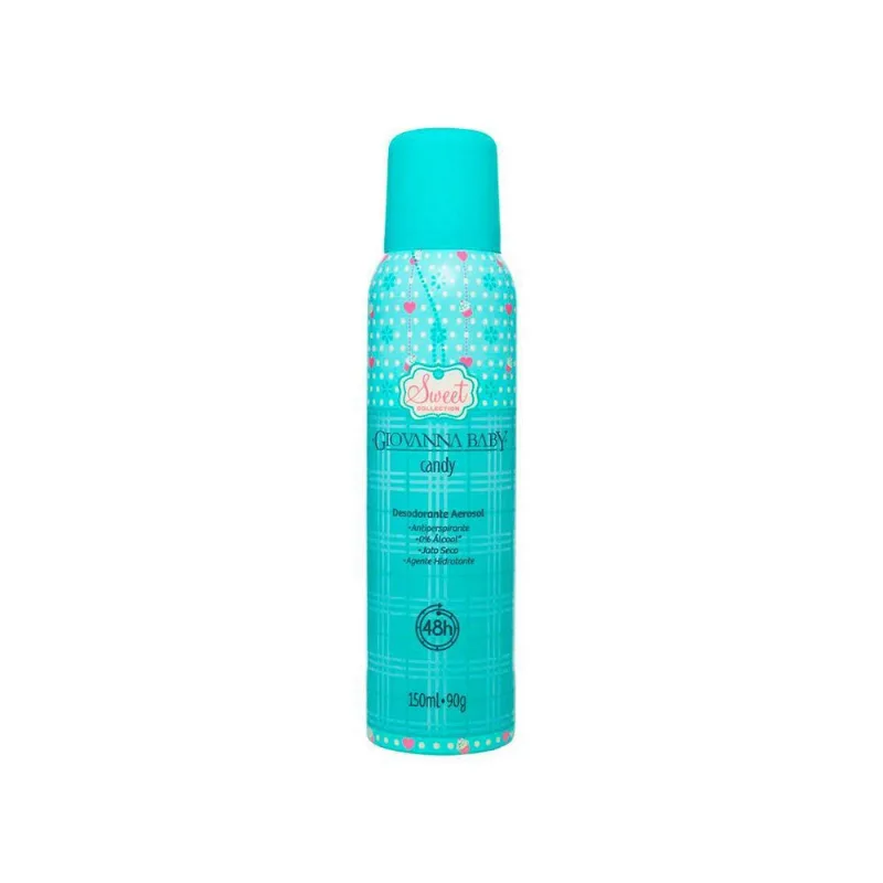 Kit Com 12 Desodorante Aerosol Giovanna Baby Candy 150Ml