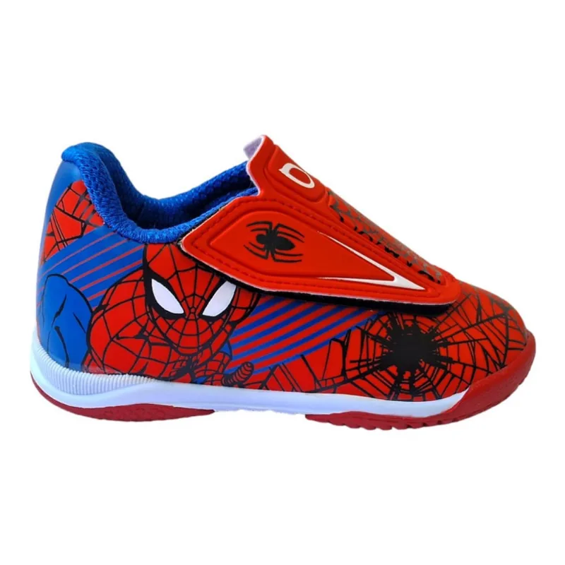 Tenis Chuteira Infantil Spider-Man Marvel Indoor Velcro
