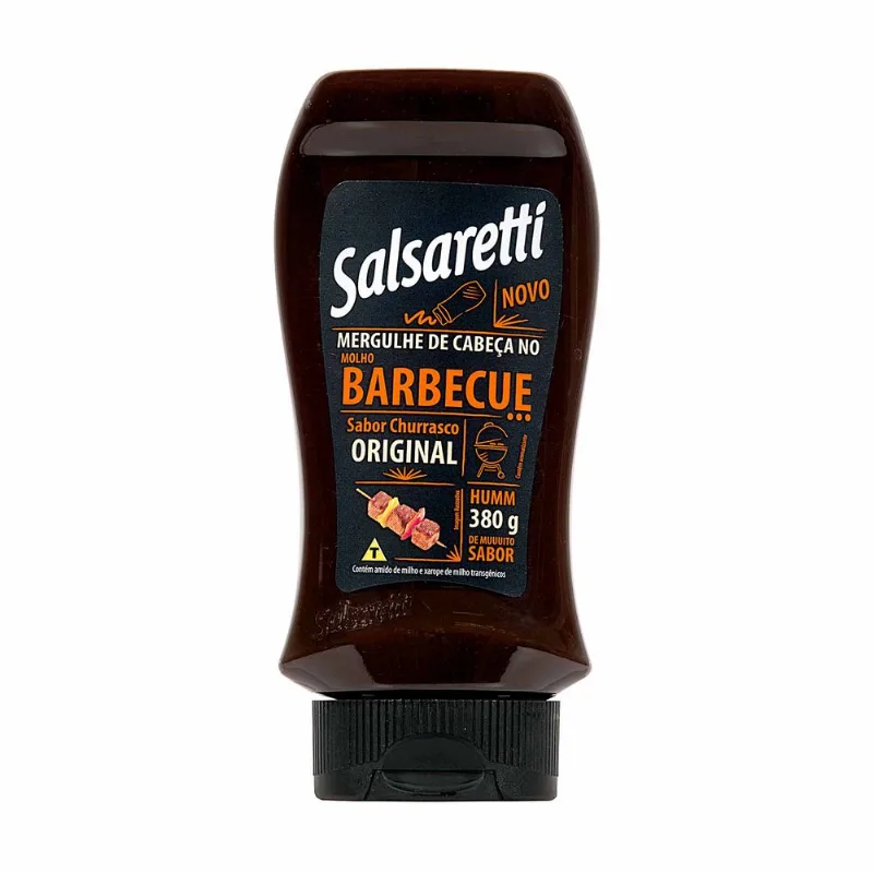 Molho Barbecue sabor Churrasco Original Salsaretti 380g