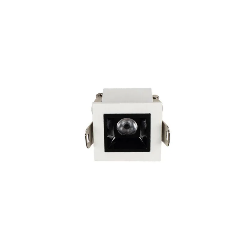 Spot De Embutir Astraled Downlight Evon Led 2w Bivolt Branco / Preto - 3000k - Luz Amarela - ASTRALED