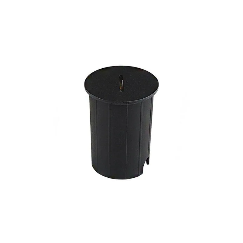 Balizador Rale Redondo Embutir LED 2W Bivolt 3000K Preto Astraled - ASTRALED