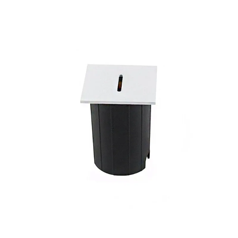 Balizador Rale Quadrado Embutir LED 2W Bivolt 3000K Branco Astraled - ASTRALED