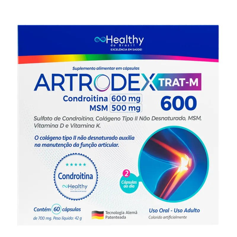 Suplemento Vitamínico Artrodex Trat-M 60 Cápsulas - Artrodex