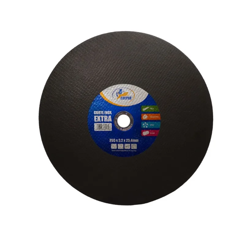 Disco de Corte para Aço Inox com 5 Unidades Guepar Disco de Corte para Aço Inox 355x3,2x25,4 com 1 Unidade Guepar - GUEPAR