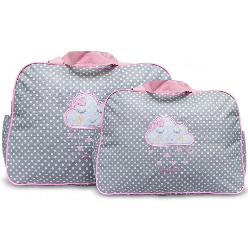 Kit Bolsas Maternidade Mave Baby 237/238 Cinza