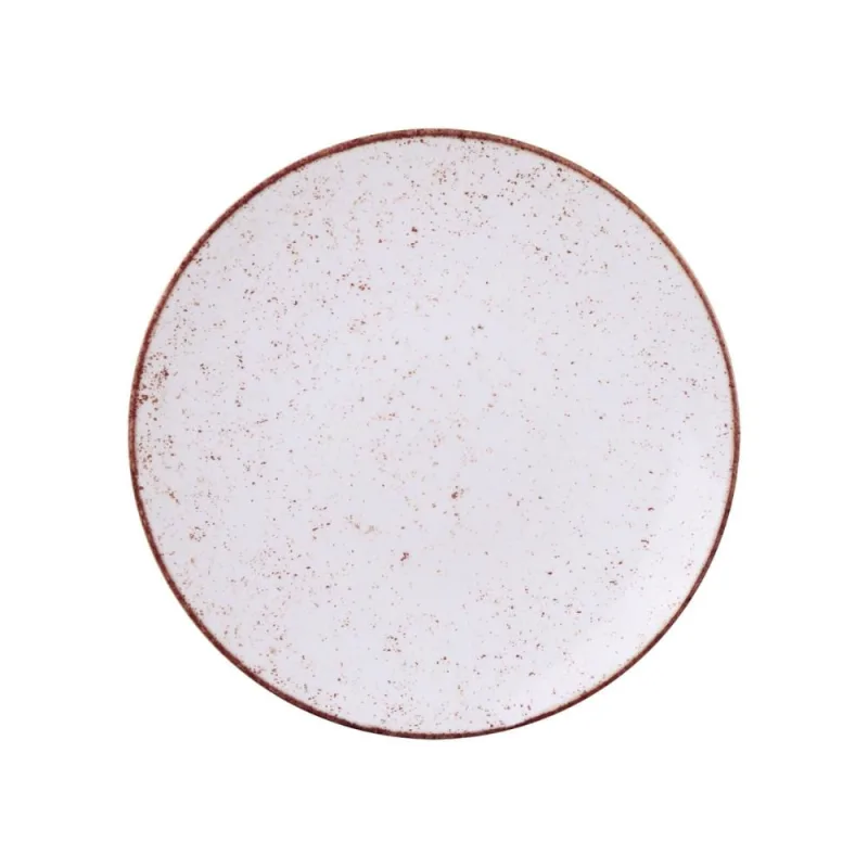 Prato Raso Rústico 25 cm Porcelana Decorada Tramontina - Tramontina