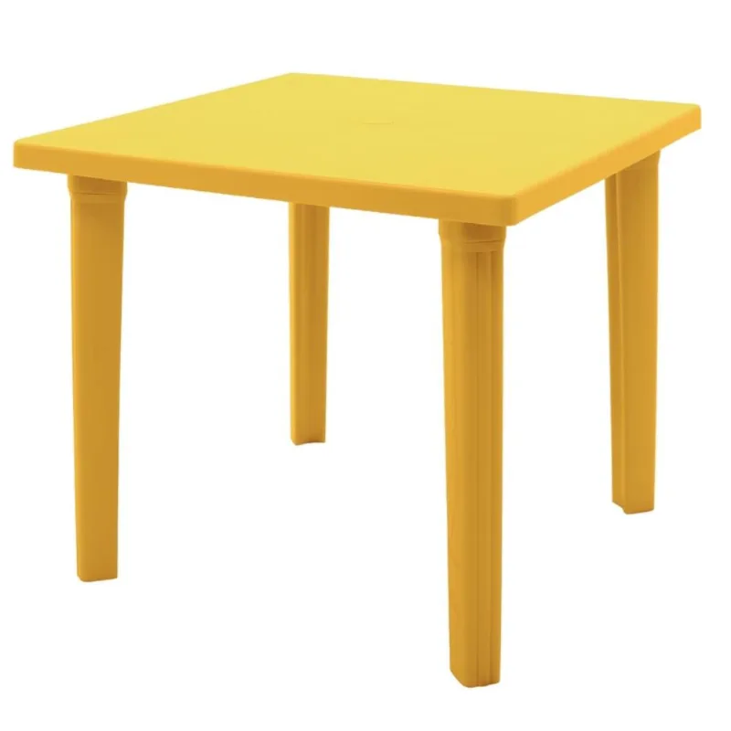 Mesa em Polipropileno Sancho Amarela - Tramontina