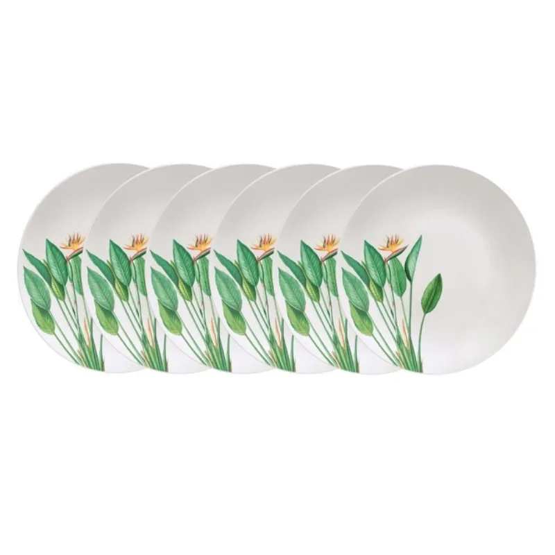 Conjunto De Pratos Rasos 06 Peças Graziela Tramontina - Tramontina