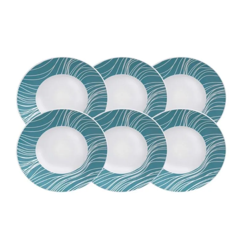 Conjunto De Pratos De Sobremesa 06 Peças Clarice Tramontina