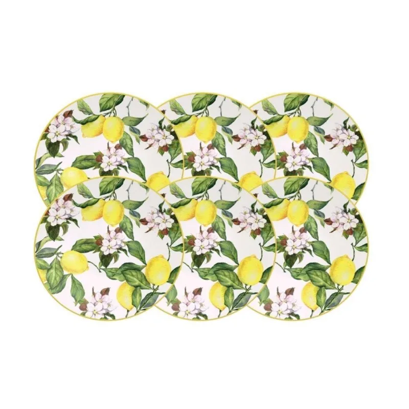 Conjunto De Pratos De Sobremesa 06 Peças Carmen Tramontina - Tramontina