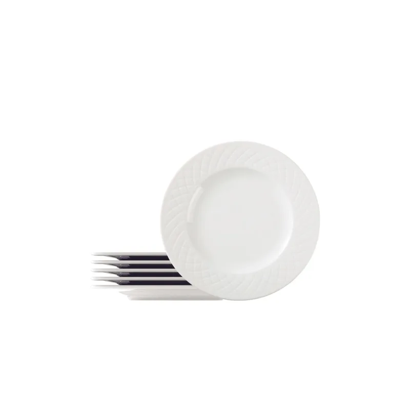 Kit 6 Pratos Sobremesa Tramontina Ingrid 21Cm - Tramontina - Utilidades Domesticas