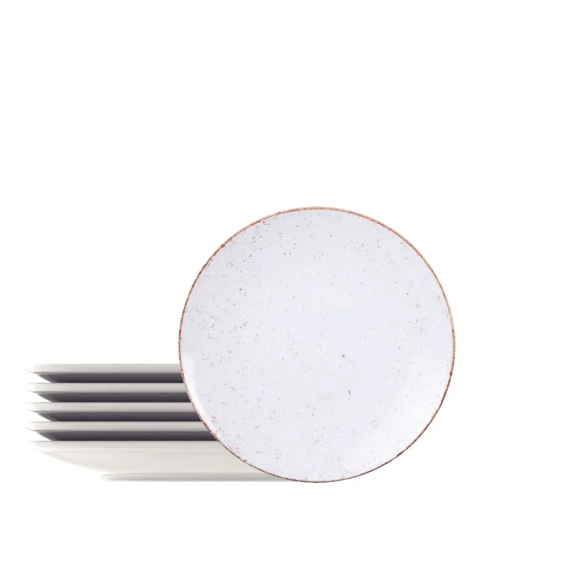 Kit 6 Pratos Sobremesa Tramontina 21Cm - Tramontina