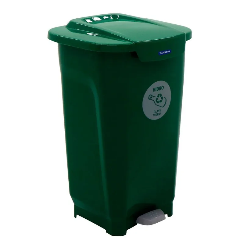 Lixeira Tramontina T-Force 50L Verde (MP) - Tramontina